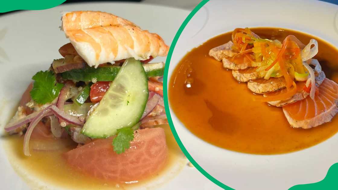 Nobu Cape Town menu options. Nobu Cape Town menu options.