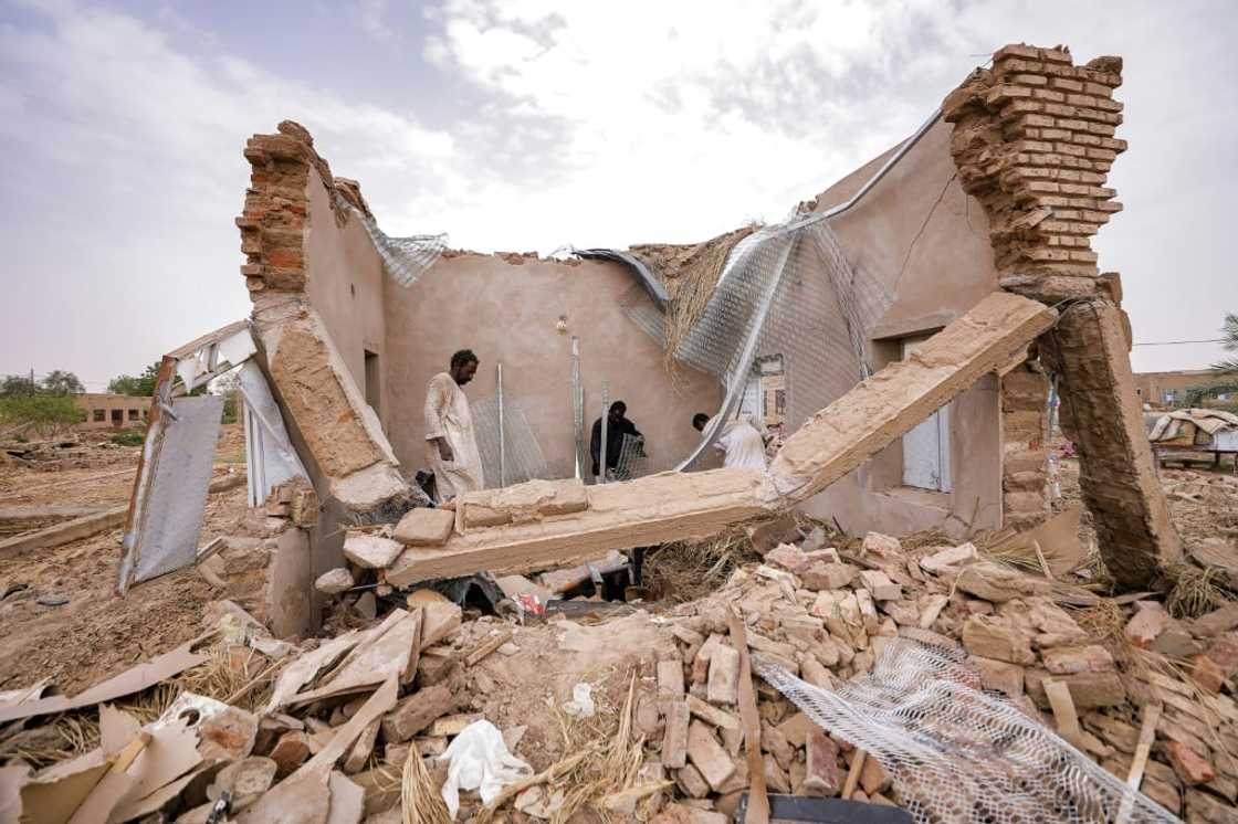 Over 30,000 houses have been damaged in floods in Sudan: this home is in the village of Makaylab in River Nile state Over 30,000 houses have been damaged in floods in Sudan: this home is in the village of Makaylab in River Nile state