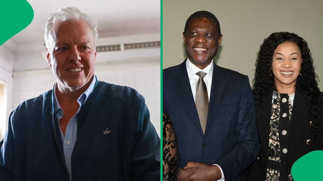 Louis Liebenberg gifted Paul Mashatile's wife with a precious stone. Louis Liebenberg gifted Paul Mashatile's wife with a precious stone.