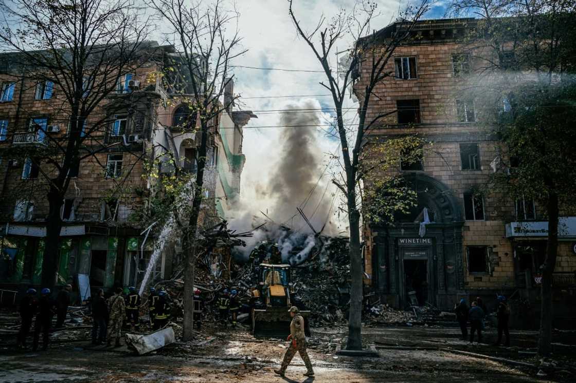 Ukraine's Foreign Minister Dmytro Kuleba said that 'Russians keep deliberately striking civilians to sow fear' Ukraine's Foreign Minister Dmytro Kuleba said that 'Russians keep deliberately striking civilians to sow fear'