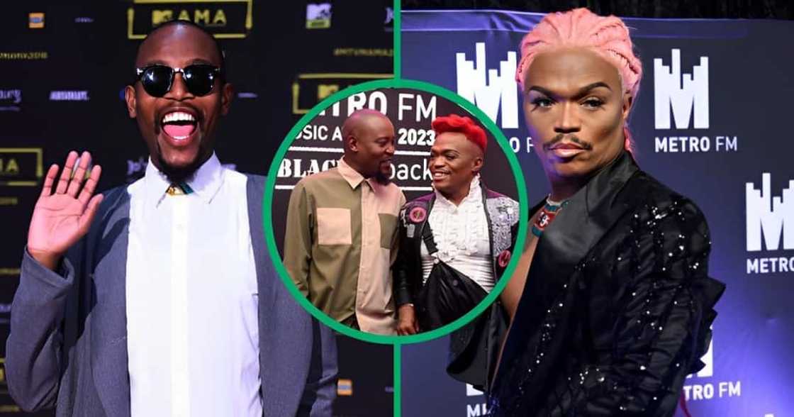 Somizi chills with Moshe Ndiki's sons