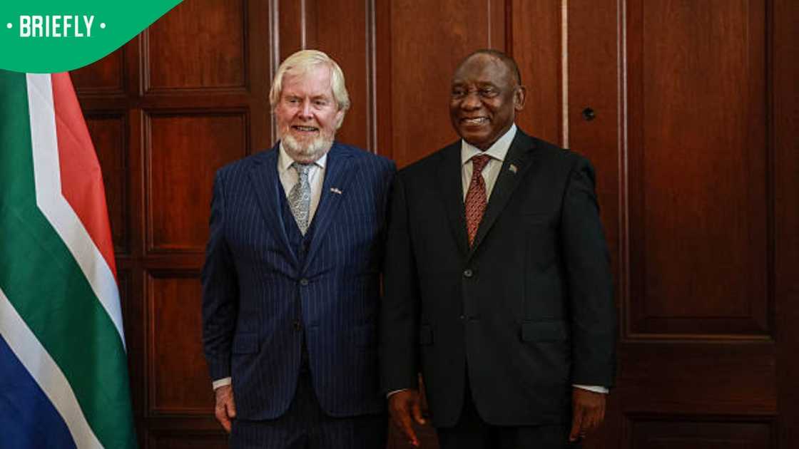 US Ambassador and Ramaphosa US Ambassador and Ramaphosa