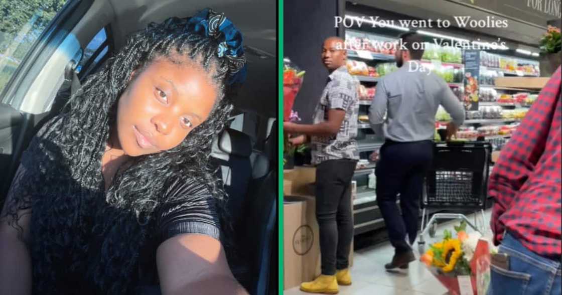 This woman’s Woolies stop after work turned into a TikTok-worthy moment thanks to a bunch of men buying flowers This woman’s Woolies stop after work turned into a TikTok-worthy moment thanks to a bunch of men buying flowers