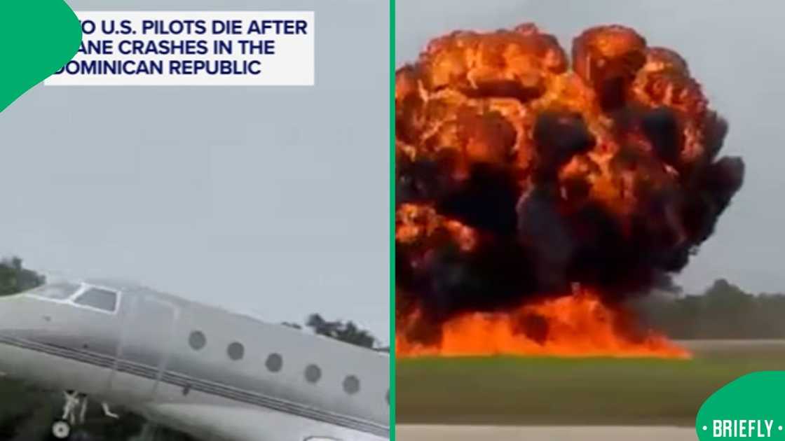 The tragic moment a passenger jet went down, culminating in a violent fireball and a towering cloud of black smoke on an airfield The tragic moment a passenger jet went down, culminating in a violent fireball and a towering cloud of black smoke on an airfield
