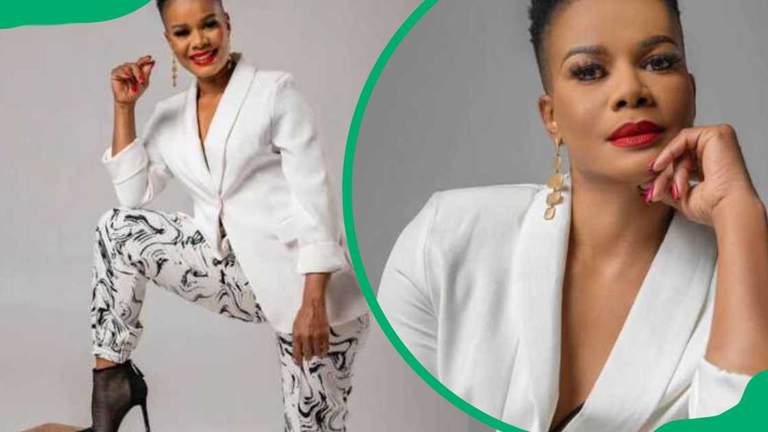 ActressTsholofelo Matshaba during a photoshoot ActressTsholofelo Matshaba during a photoshoot