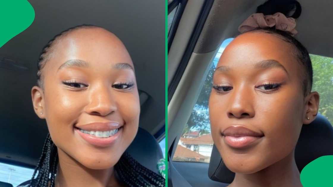 A young woman showed her family's glow-up. A young woman showed her family's glow-up.