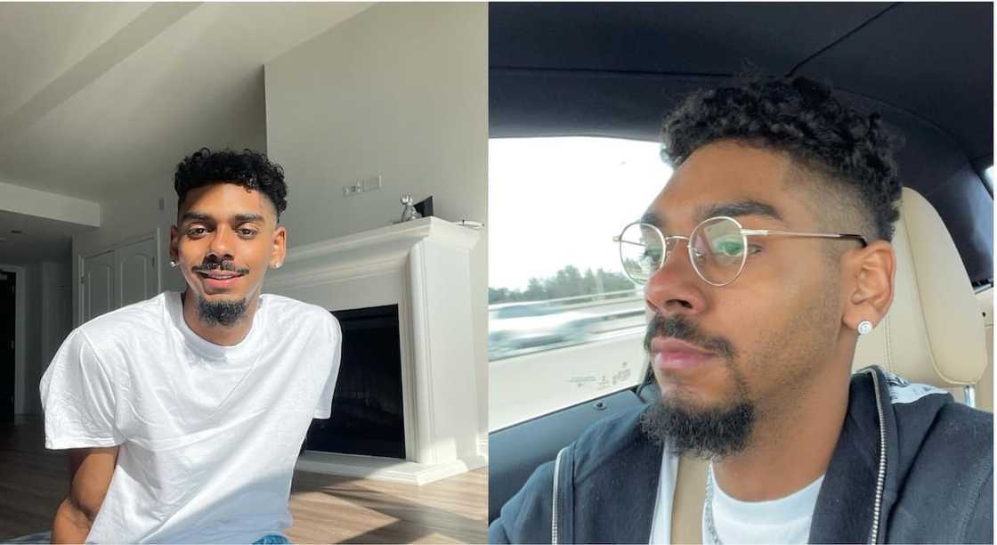 Julian Corrie, Snoop Dogg's son in his house and in a car. Julian Corrie, Snoop Dogg's son in his house and in a car.