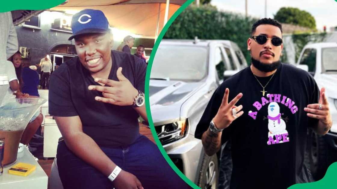 AKA and Sim Dope are lifelong friends AKA and Sim Dope are lifelong friends