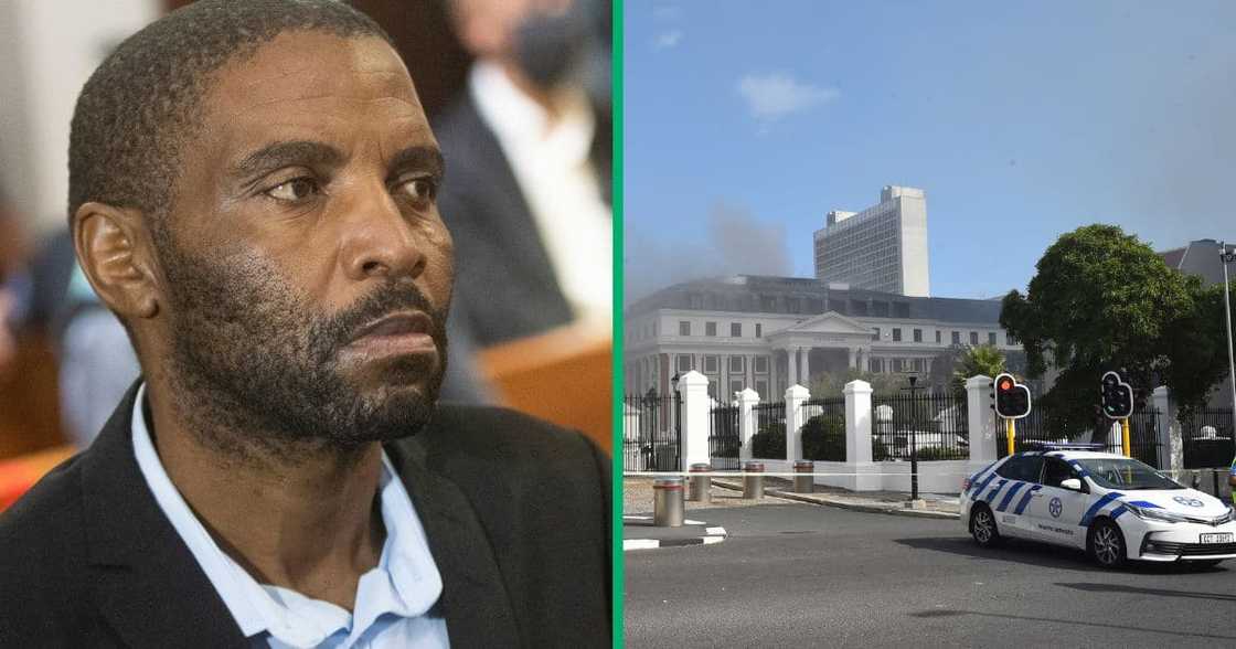 Zandile Christmas Mafe during the Bail application at Cape Town Regional Court Zandile Christmas Mafe during the Bail application at Cape Town Regional Court