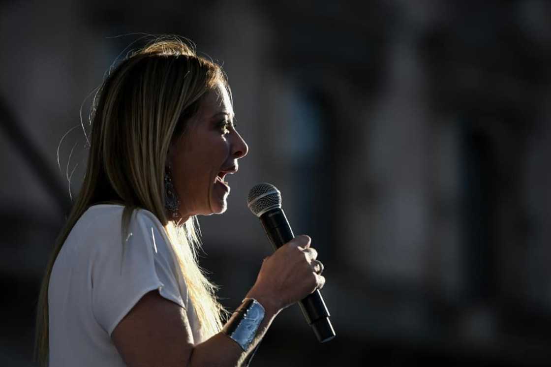 Giorgia Meloni's Brothers of Italy was leading the polls two weeks before election day Giorgia Meloni's Brothers of Italy was leading the polls two weeks before election day