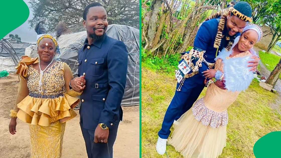 A TikTok video shows a man raving about his wife. A TikTok video shows a man raving about his wife.