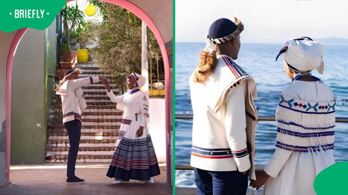 A Muslim couple with Zulu and Xhosa cultural backgrounds.