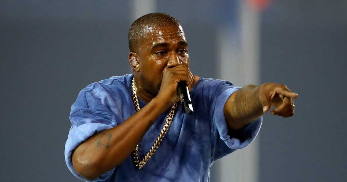 Kanye West reacted to a diss from Drake on social media. Kanye West reacted to a diss from Drake on social media.