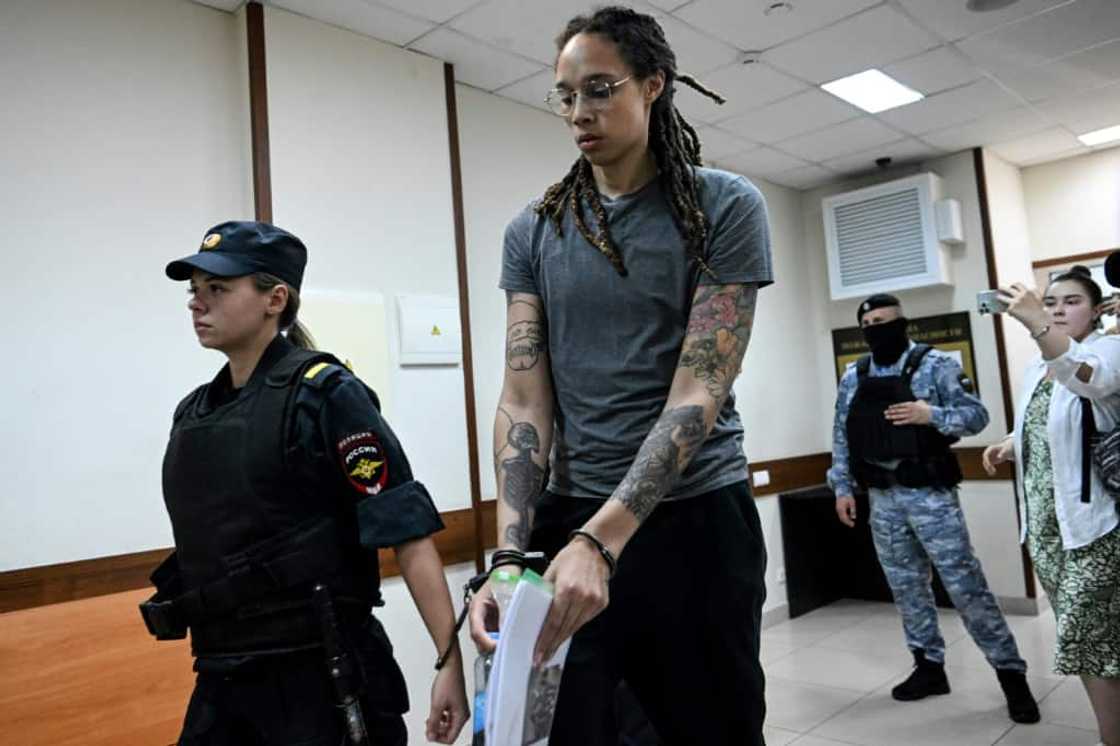Family of two imprisoned US citizens -- WNBA star Brittney Griner and former marine Paul Whelan -- met with President Biden at the White House to discuss efforts at winning their release from Russian custody Family of two imprisoned US citizens -- WNBA star Brittney Griner and former marine Paul Whelan -- met with President Biden at the White House to discuss efforts at winning their release from Russian custody