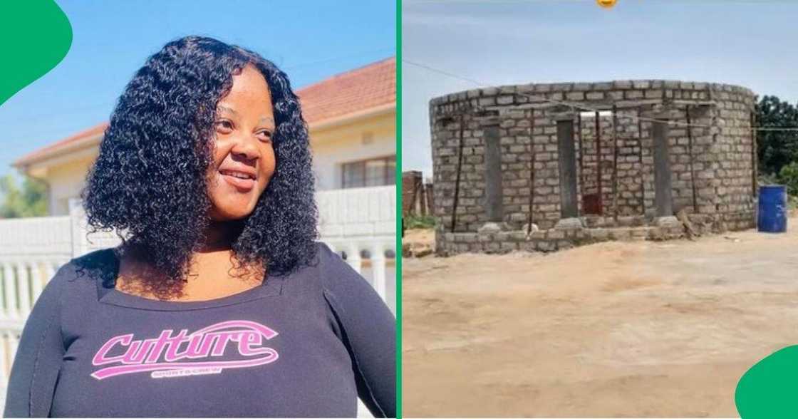 A young student used her NSFAS allowance to build herself a living space. A young student used her NSFAS allowance to build herself a living space.