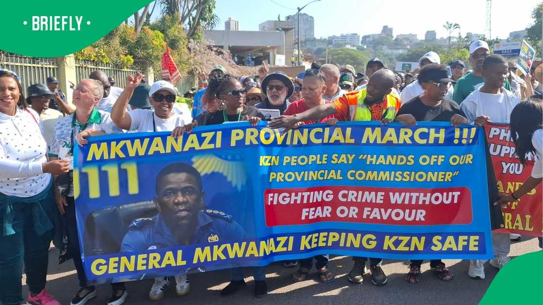 The Hands Off Mkhwanazi March in Durban The Hands Off Mkhwanazi March in Durban