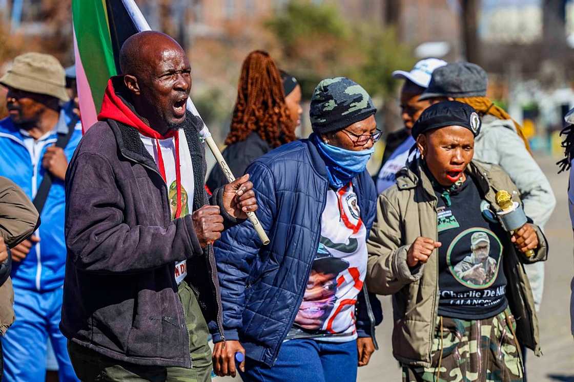 Operation Dudula has been engaging in anti-migrant activities Operation Dudula has been engaging in anti-migrant activities