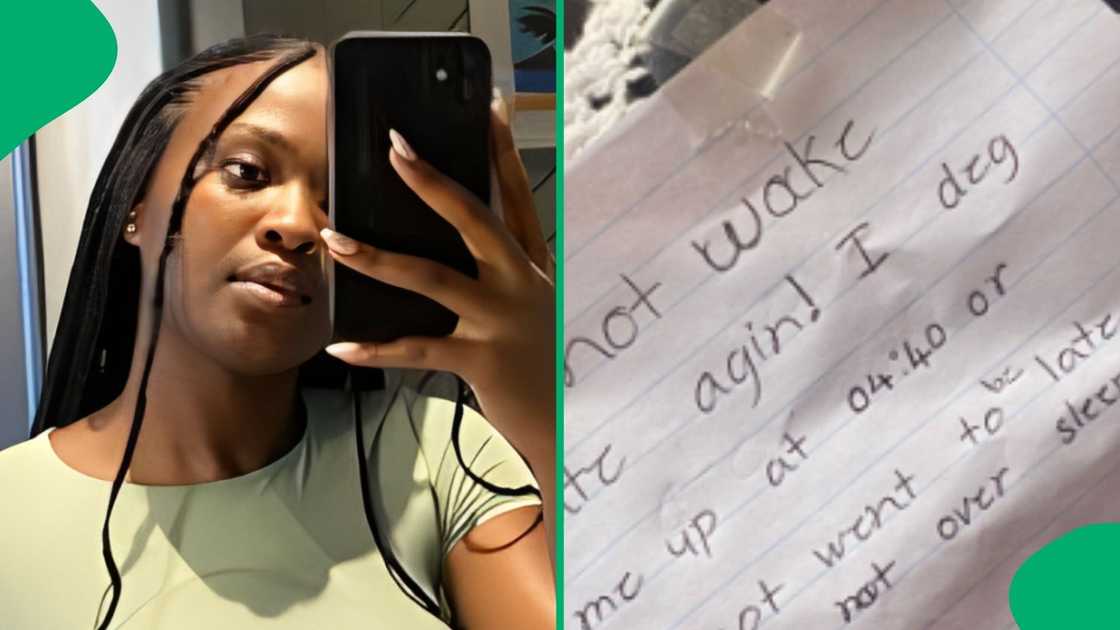 A TikTok user shared two letters written by her little brother who did not wish to be late to school anymore A TikTok user shared two letters written by her little brother who did not wish to be late to school anymore