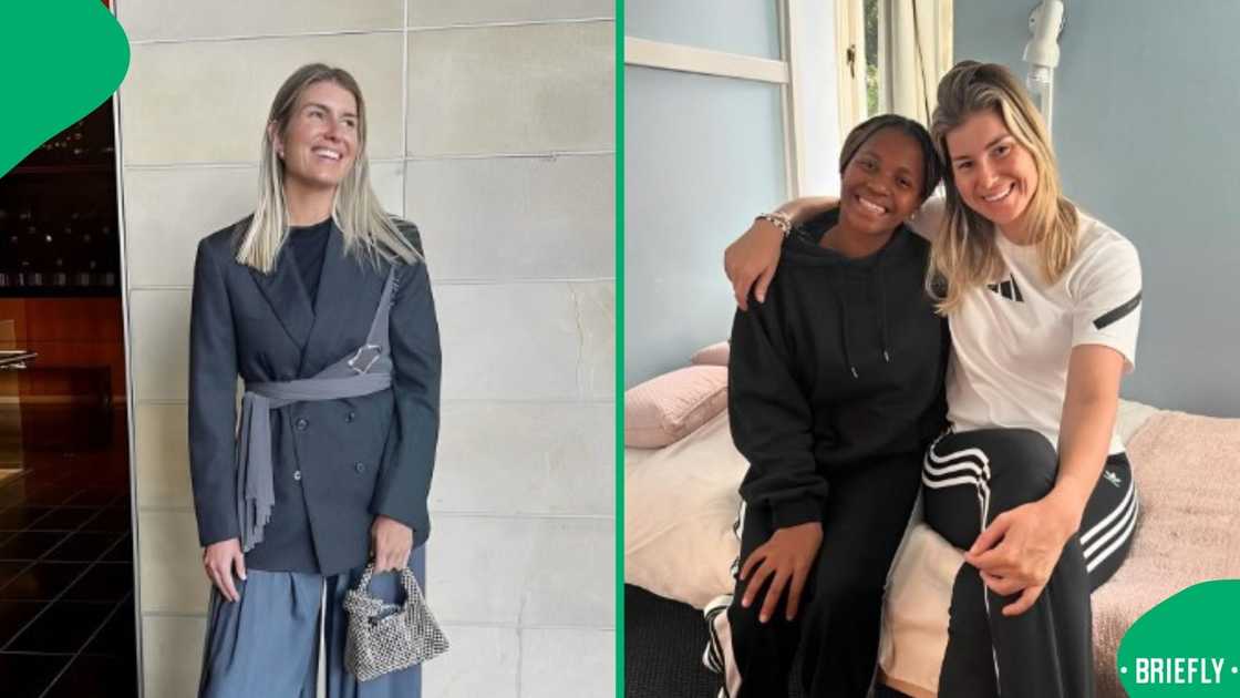 Rachel Kolisi with Siya Kolisi's sister Liphelo.