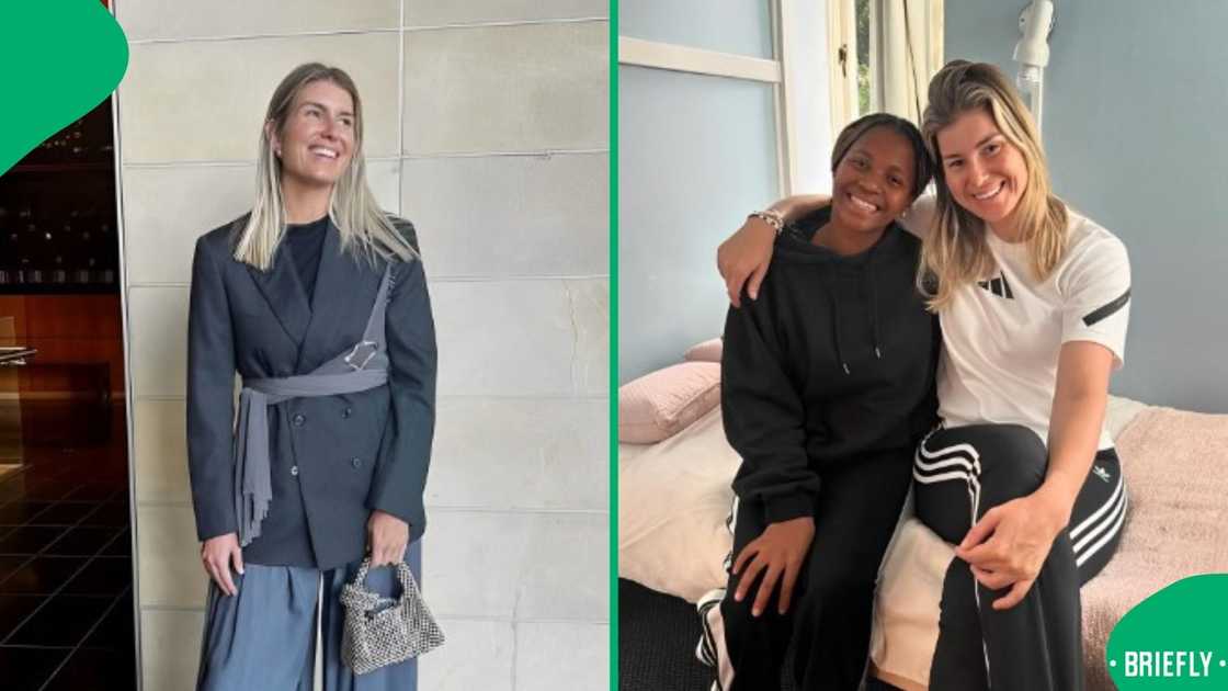 Rachel Kolisi with Siya Kolisi's sister Liphelo. Rachel Kolisi with Siya Kolisi's sister Liphelo.