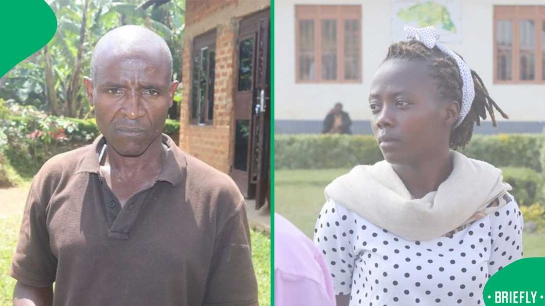 The visual on the right captured the woman who was jailed for refusing to marry a man who funded her studies The visual on the right captured the woman who was jailed for refusing to marry a man who funded her studies
