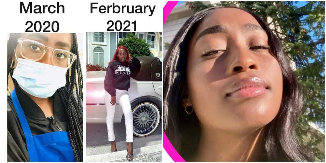 Young Lady Celebrates Getting Better Job after Working as Cashier, Inspires Many Young Lady Celebrates Getting Better Job after Working as Cashier, Inspires Many