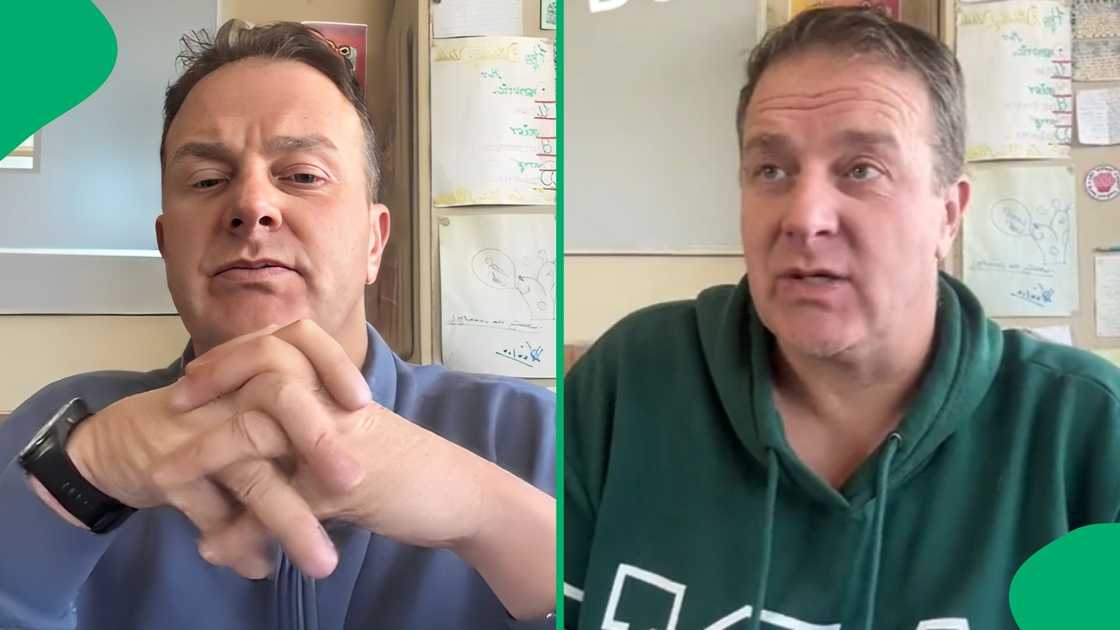 A TikTok user amused Mzansi peeps after sharing how he gets his classroom's attention