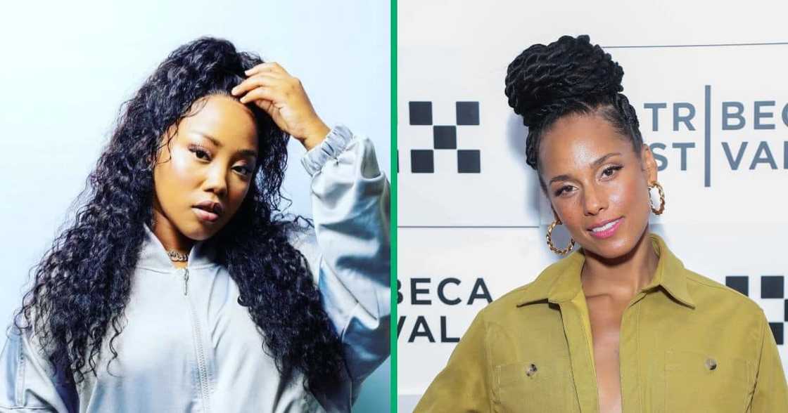 Alicia Keys attending "Uncharted" premiere during the 2023 Tribeca Festival at BMCC Tribeca PAC on June 10, 2023 in New York City, and Amapiano sensation, Khanyisa Jaceni. Alicia Keys attending "Uncharted" premiere during the 2023 Tribeca Festival at BMCC Tribeca PAC on June 10, 2023 in New York City, and Amapiano sensation, Khanyisa Jaceni.