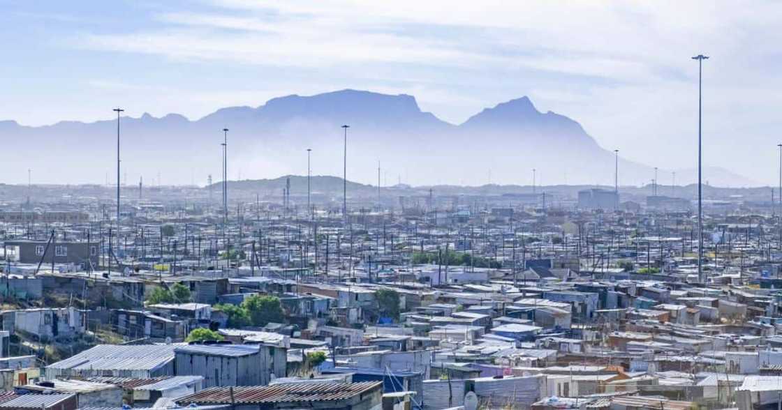 Shacks in a township in Cape Town Shacks in a township in Cape Town