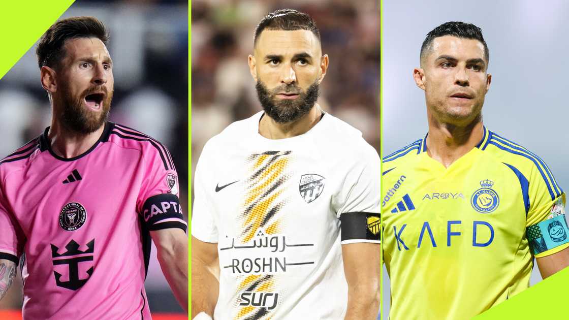 Football icons Cristiano Ronaldo and Lionel Messi were excluded from Karim Benzema's Ultimate Dream Team. Football icons Cristiano Ronaldo and Lionel Messi were excluded from Karim Benzema's Ultimate Dream Team.