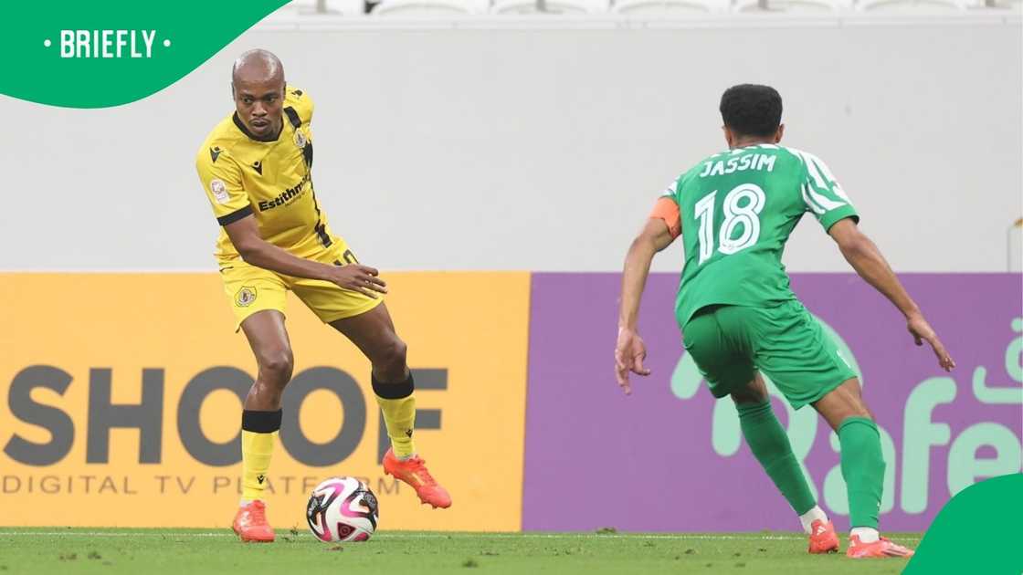 Percy Tau has played three matches for Qatar SC. Percy Tau has played three matches for Qatar SC.