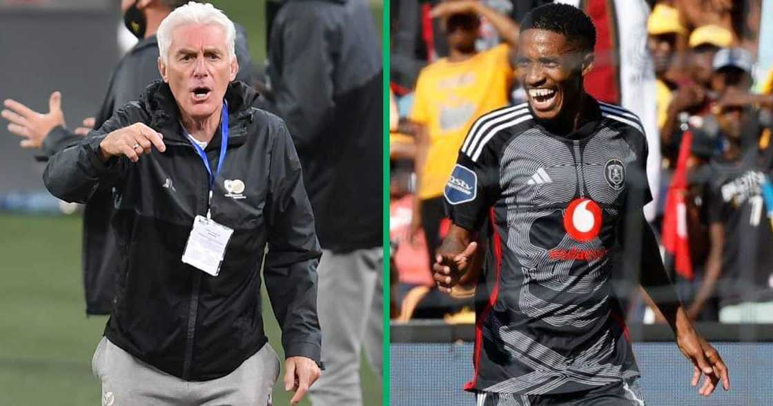 Orlando Pirates winger Monnapule Saleng is out to impress Bafana coach Hugo Broos Orlando Pirates winger Monnapule Saleng is out to impress Bafana coach Hugo Broos