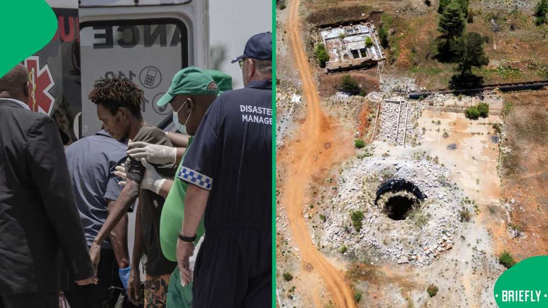 The South African Police Service revealed that a majority of the illegal miners retrieved from Stilfontein Mine were Mozambicans