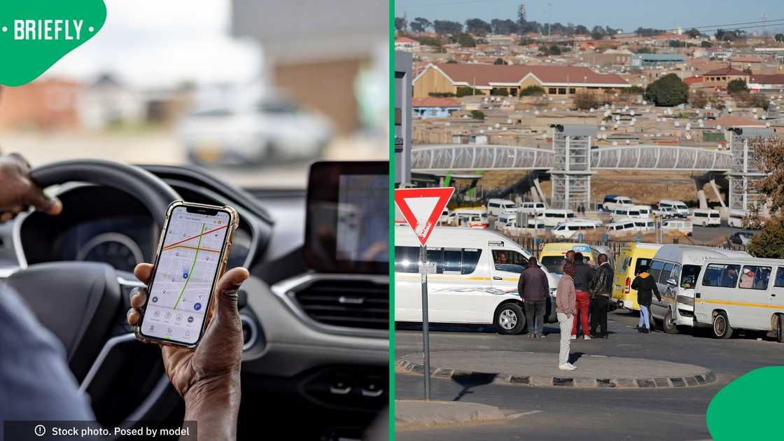 A video showed a taxi marshal confronting an Uber driver A video showed a taxi marshal confronting an Uber driver
