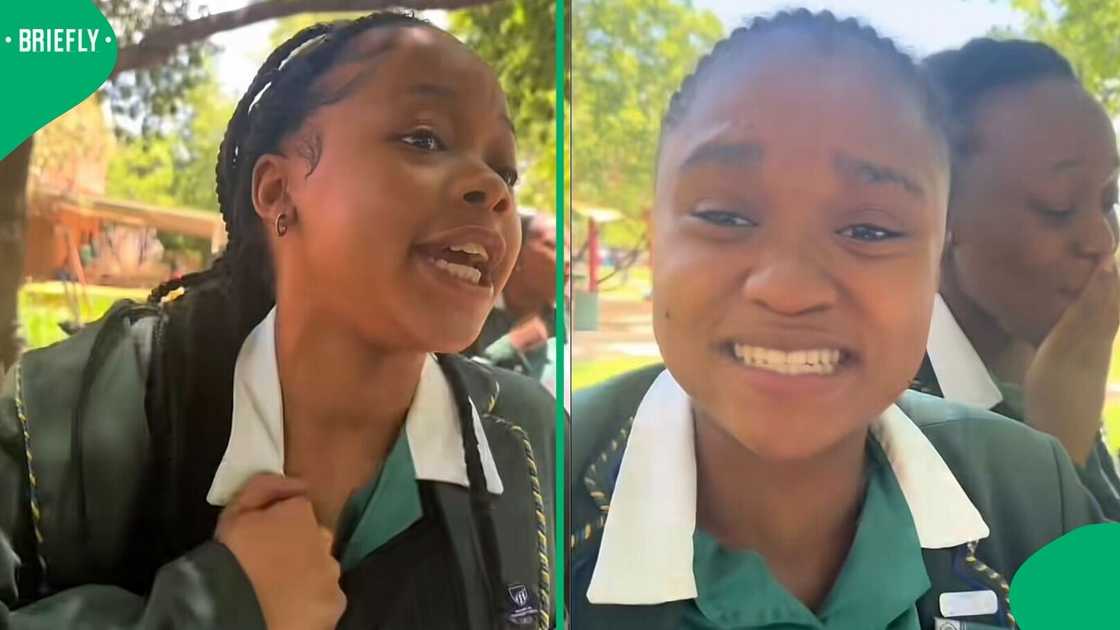 A group of Grade 12 pupils shared their reactions to Matric Maths Paper 1 in a TikTok video.