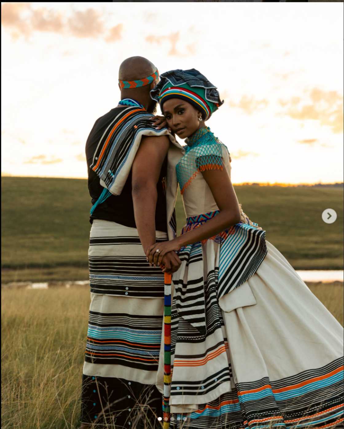 Zozibini Tunzi shared more stunning wedding snaps Zozibini Tunzi shared more stunning wedding snaps