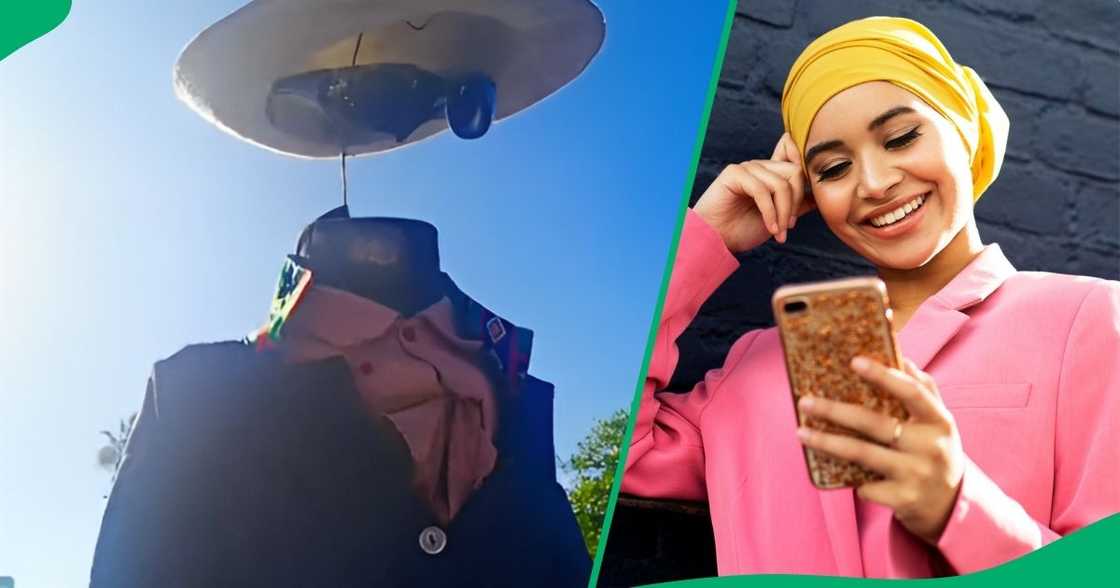 A hustler left motorists entertained with their unique talent. A hustler left motorists entertained with their unique talent.