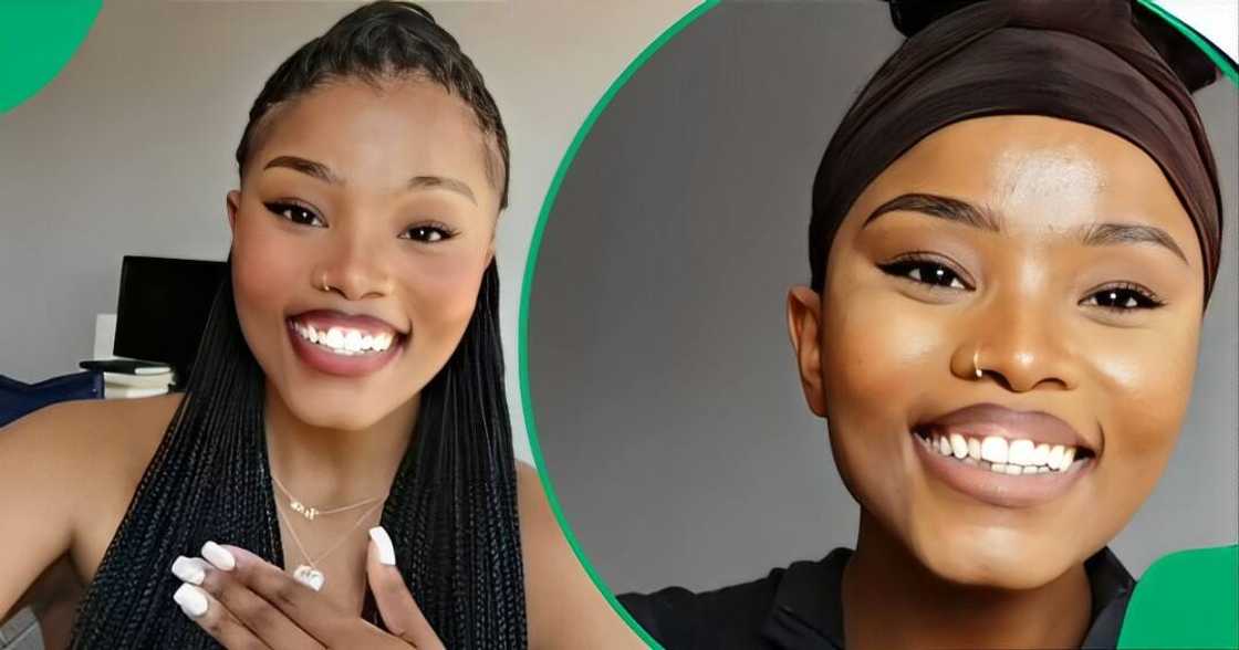 A TikTok video shows a woman unveiling her stunning wig that brought her to tears. A TikTok video shows a woman unveiling her stunning wig that brought her to tears.