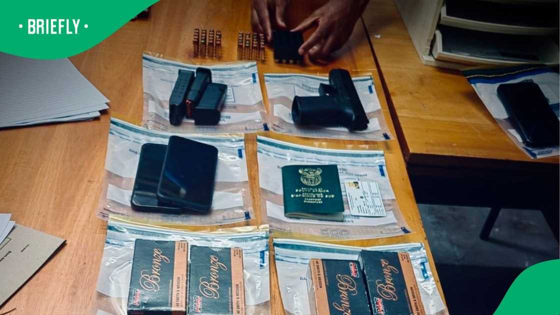 The suspect faces drug- and firearm-related charges and is expected in court soon. The suspect faces drug- and firearm-related charges and is expected in court soon.