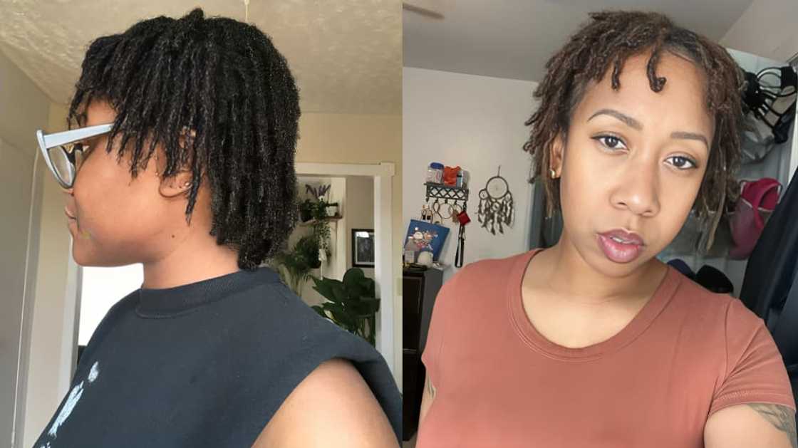 Short messy dreads Short messy dreads