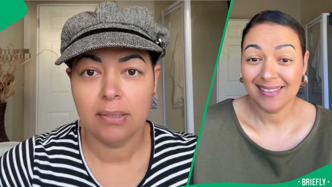 The stylist left her with a huge patch that was visible on the sides of her head