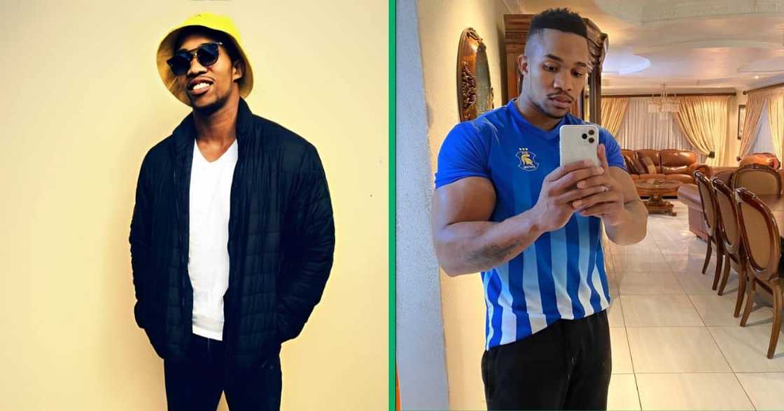 A TikTok video captured a man burning his hand with hot cow meat. A TikTok video captured a man burning his hand with hot cow meat.