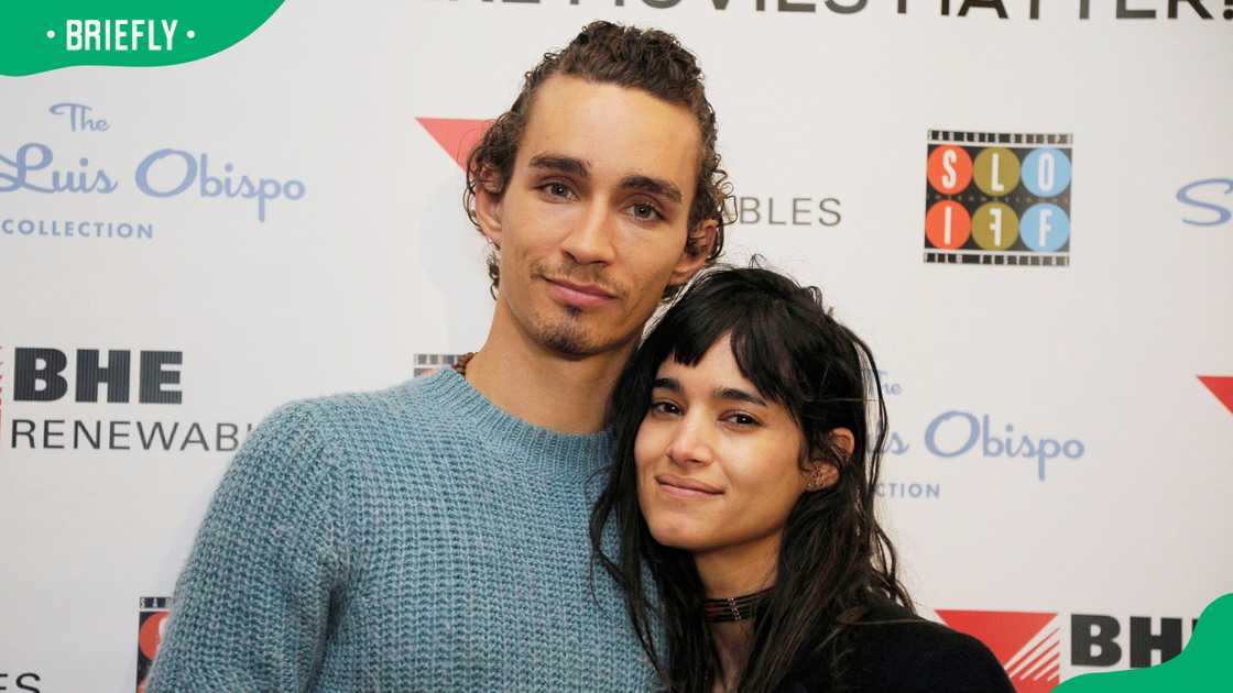 Robert Sheehan and Sofia Boutella in San Luis Obispo