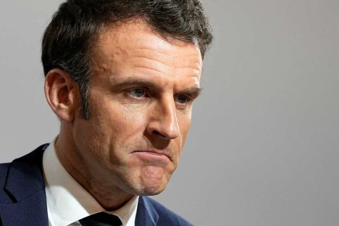 French President Emmanuel Macron has said he was prepared to accept unpopularity because the bill was 'in the general interest of the country' French President Emmanuel Macron has said he was prepared to accept unpopularity because the bill was 'in the general interest of the country'