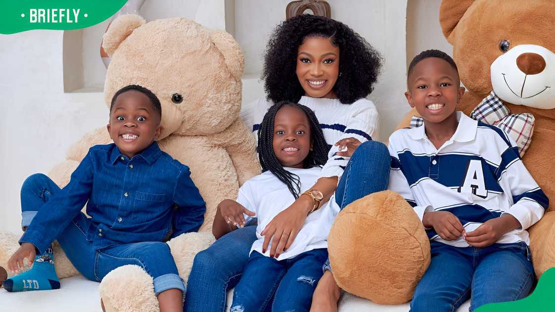 Ratile Mabitsela's kids Ratile Mabitsela's kids
