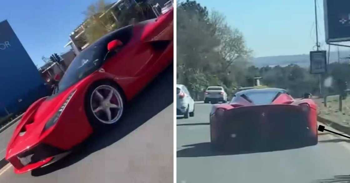 LaFerrari driving LaFerrari driving