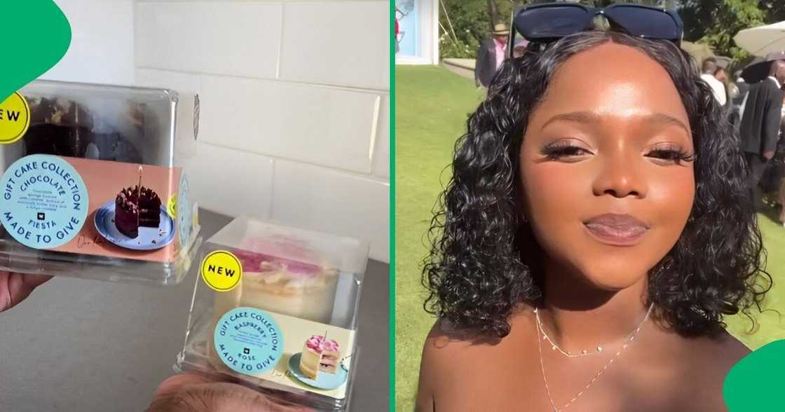 A South African TikTok user reviewed Woolworths' new mini gift cakes A South African TikTok user reviewed Woolworths' new mini gift cakes