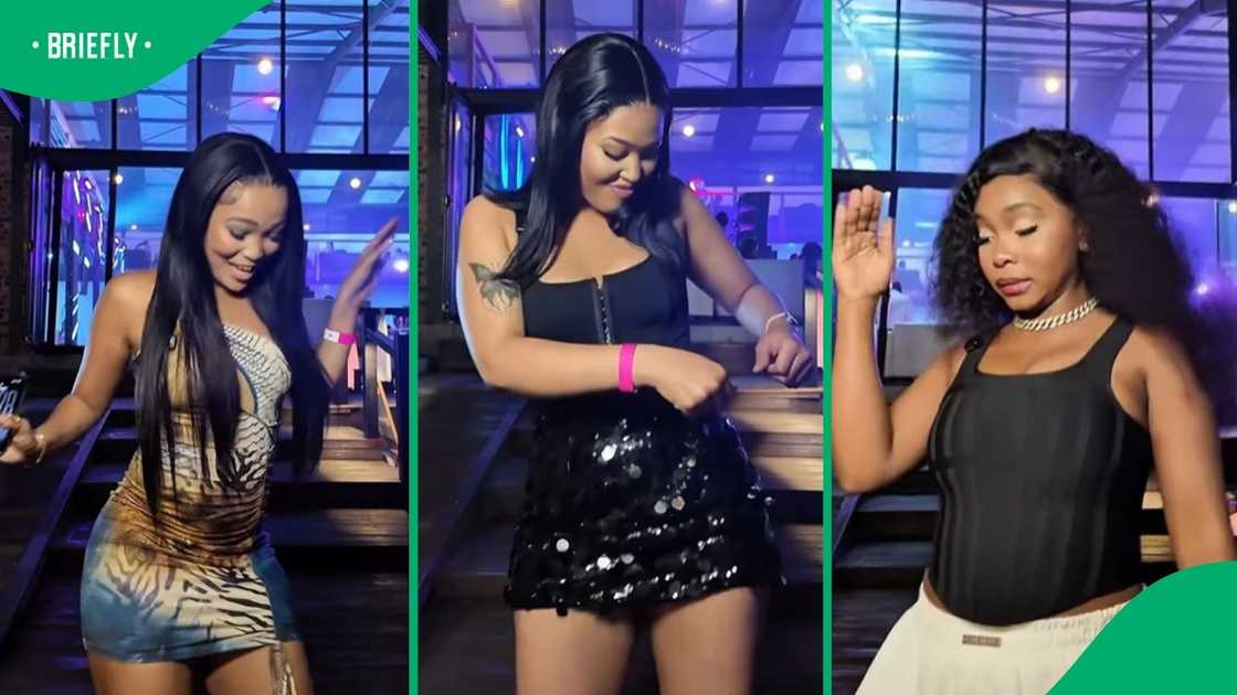 Women showed their go-to dance moves. Women showed their go-to dance moves.
