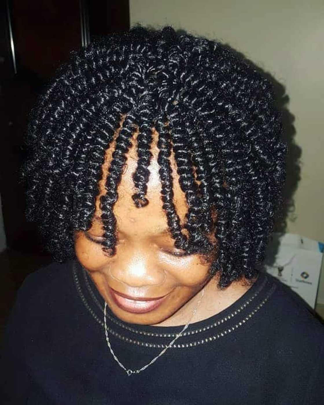 black hairstyles for medium hair