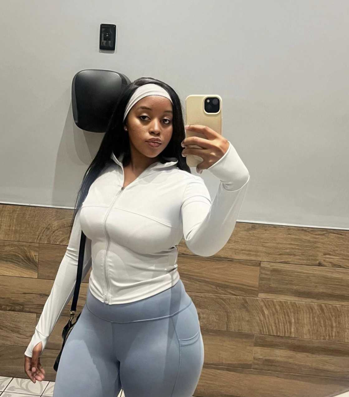 A TikTokker created a buzz with her pictures of Mkhwanazi